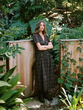 NWT 2X Christy Dawn Simple Dawn Dress in Noir Pear